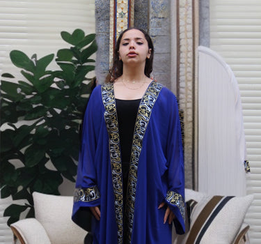Asia blue kaftan