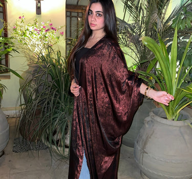 Dusky velvet kaftan