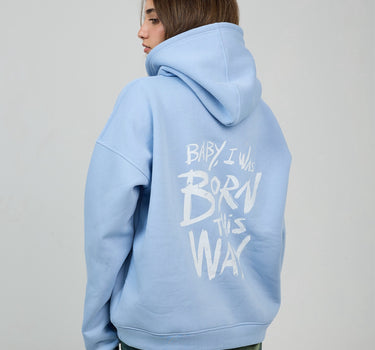 Asia Baby blue Hoodie
