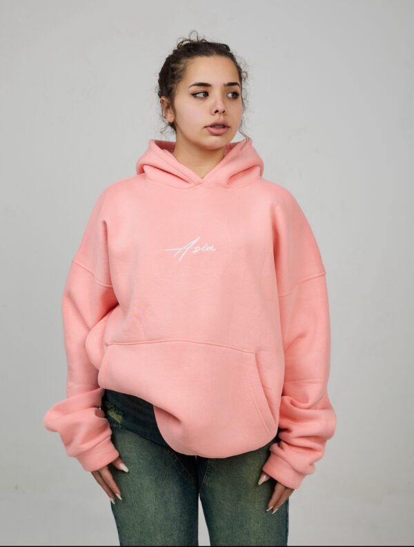 Asia pink Hoodie