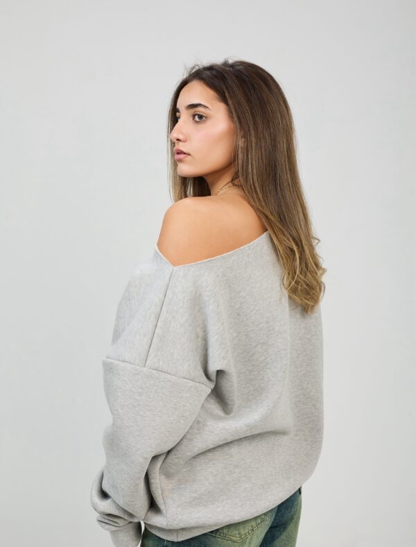Asia Grey sweatshirt - Image 2